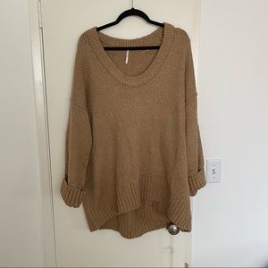 Free People Brookside Tunic - Desert Camel